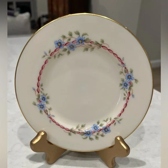 Vintage Lenox Belvidere Bread Plate 3 Piece Set -‎ Discontinued - Picture 2 of 7